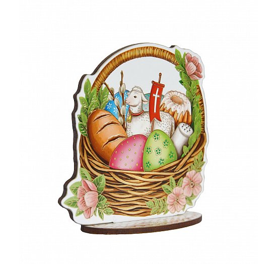 Figurka koszyczek Baranek Wielkanocny